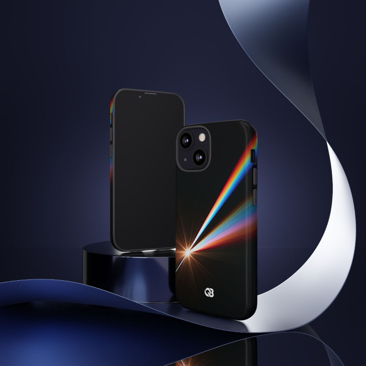 Spectral Refraction · Tough Phone Case for iPhone · Black