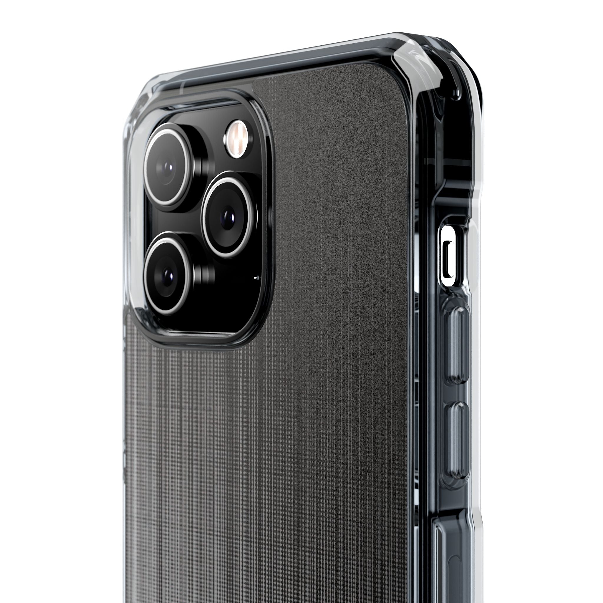 Grey Impact MagSafe Phone Case for iPhone - Static Vertical Dither
