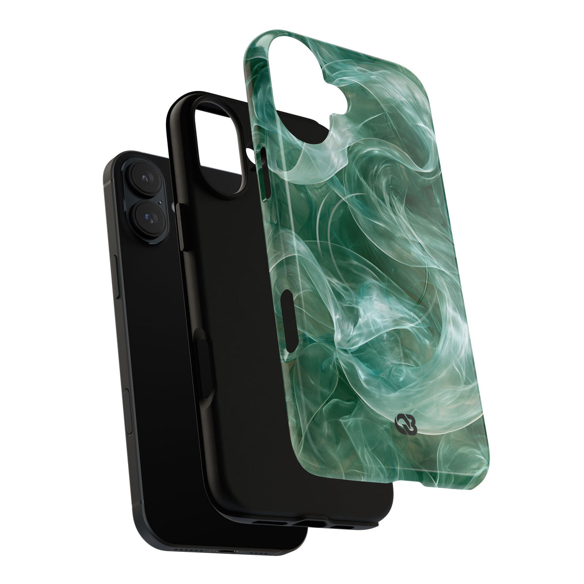 Translucent Aqua Flow · Tough 2.0 Magnetic Phone Case for iPhone · Teal