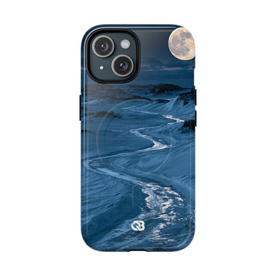 Arctic Moon Drift · Tough 2.0 Magnetic Phone Case for iPhone · Blue
