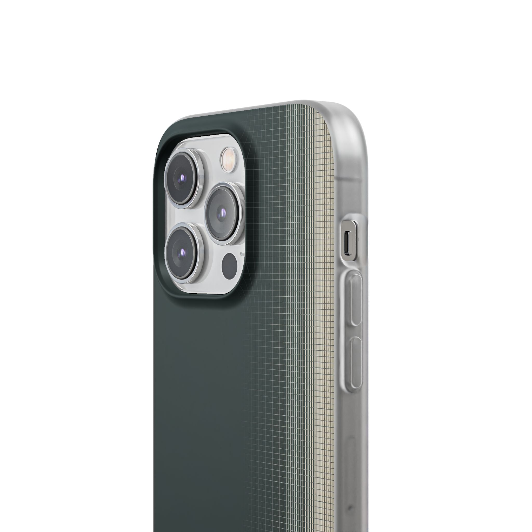 Grey Lite Phone Case for iPhone - Charcoal Tech Grid