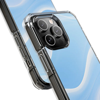 Blue Impact MagSafe Phone Case for iPhone - Glacial Blue Silk