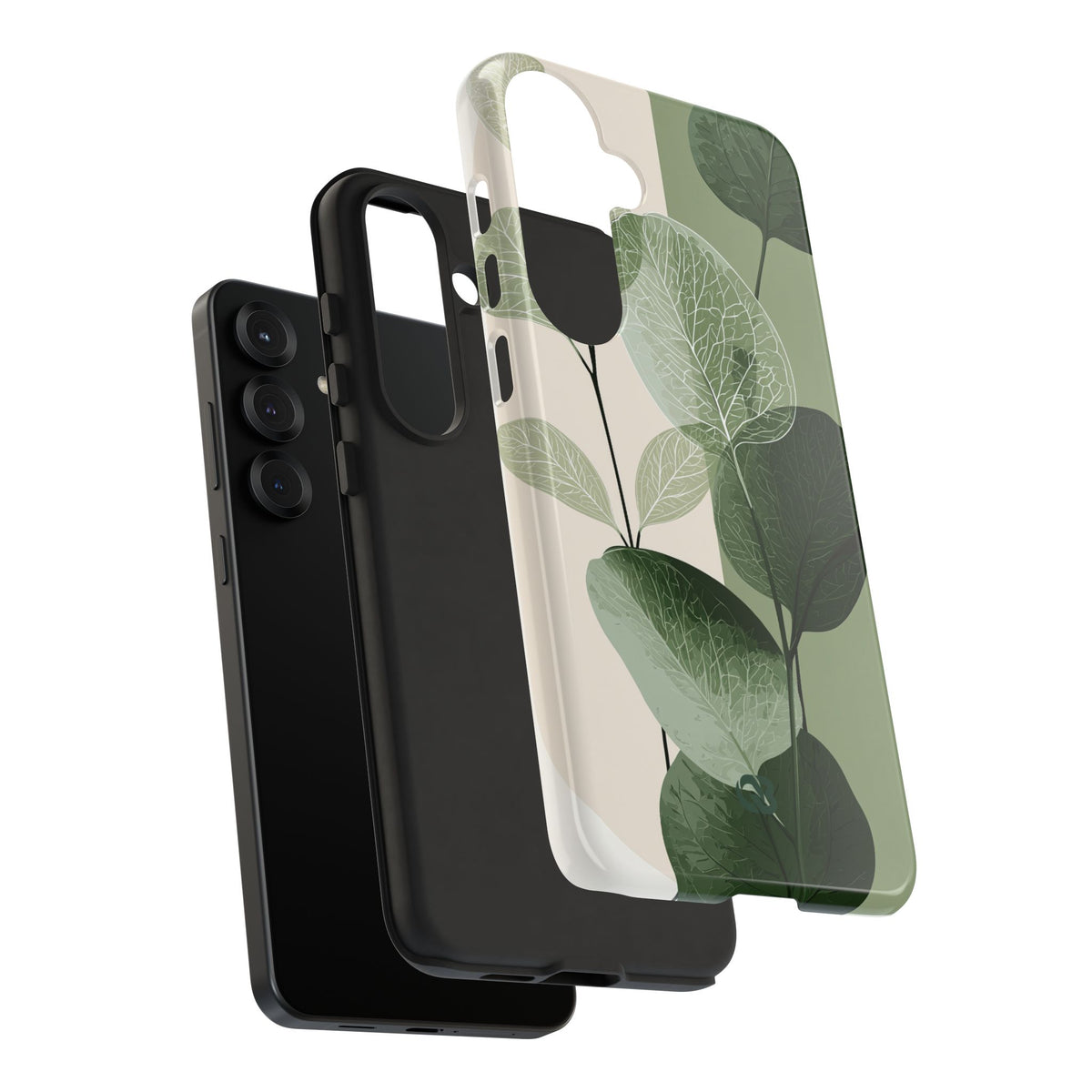 Layered Eucalyptus Study · Tough Phone Case for Samsung · Green