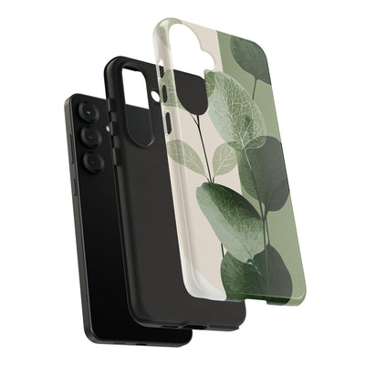 Layered Eucalyptus Study · Tough Phone Case for Samsung · Green