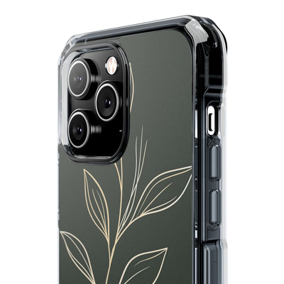 Green Impact MagSafe Phone Case for iPhone - Deep Moss Willow