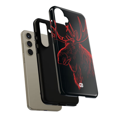 Nordic Elk · Tough Phone Case for Samsung · Black