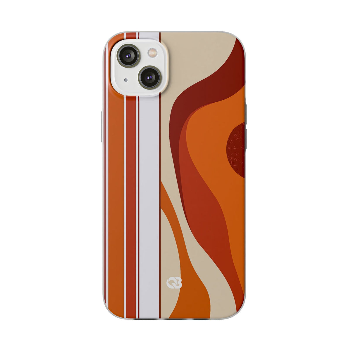 Terracotta Strata · Lite Phone Case for iPhone ·  Orange