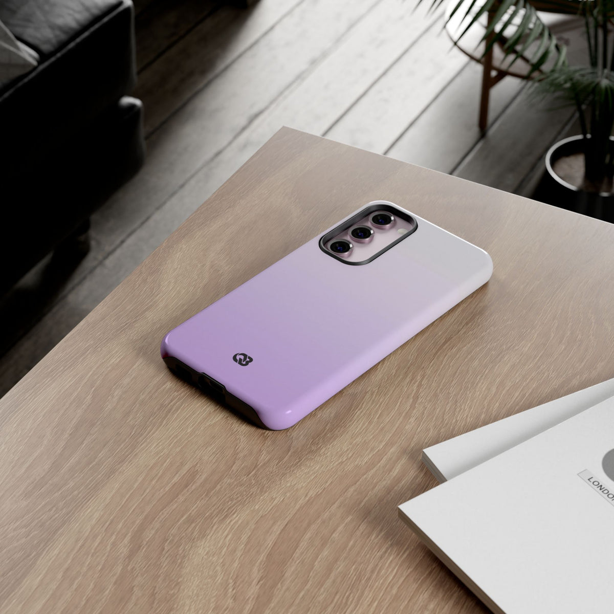 Purple Tough Phone Case for Samsung - Frosted Lavender Fade