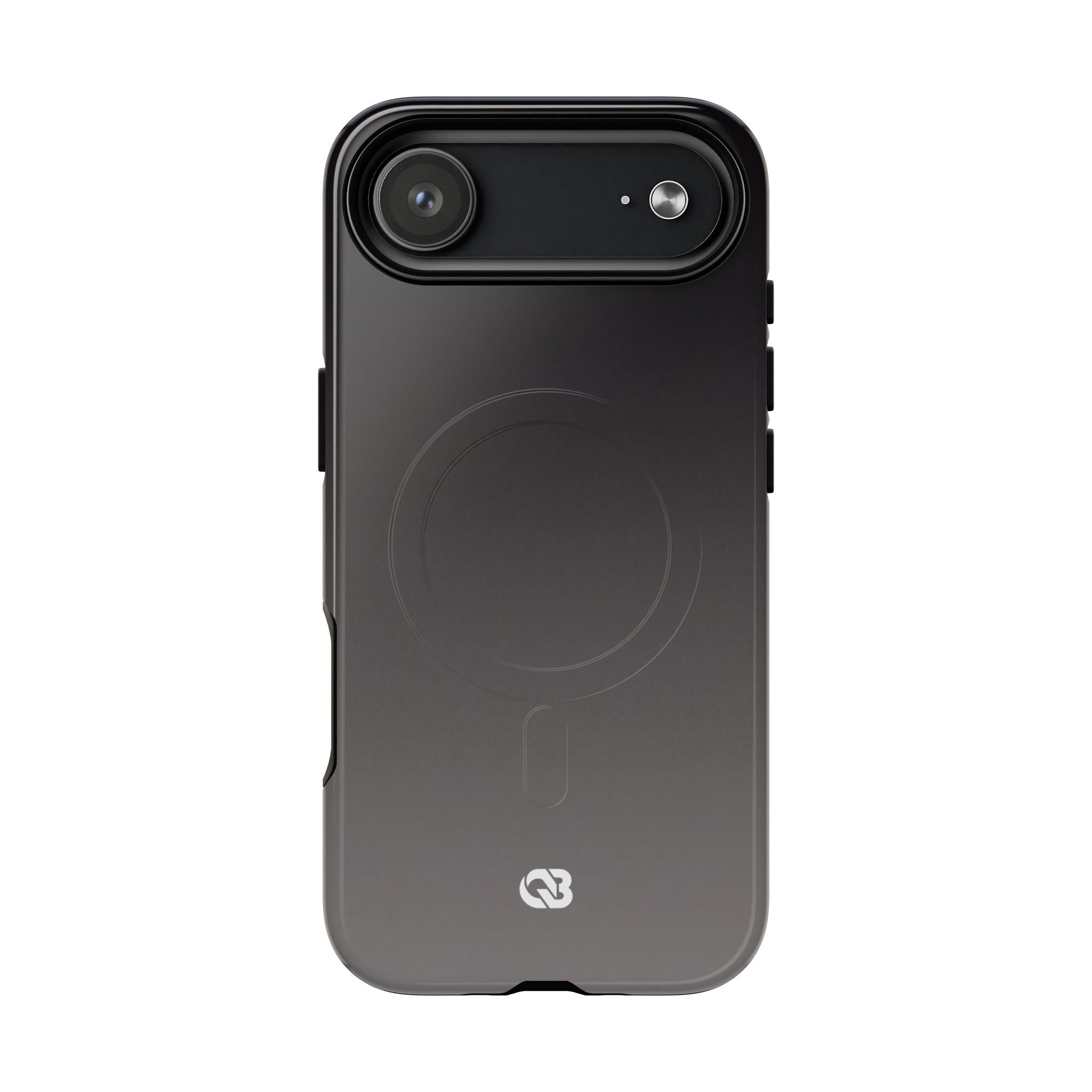 Grey Tough 2.0 Magsafe Phone Case for iPhone - Obsidian Ash Fade