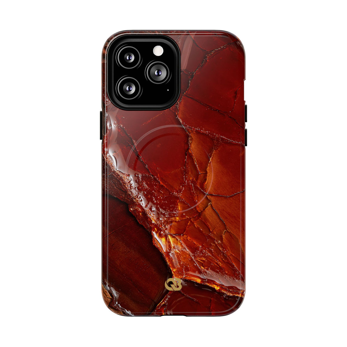 Amber Embrace · Tough 2.0 Magnetic Phone Case for iPhone · Brown