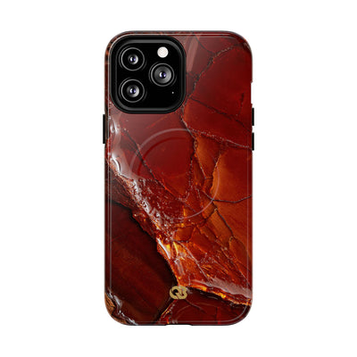 Amber Embrace · Tough 2.0 Magnetic Phone Case for iPhone · Brown
