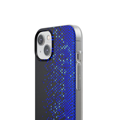 Cobalt Hex Dispersion · Lite Phone Case for iPhone ·  Blue