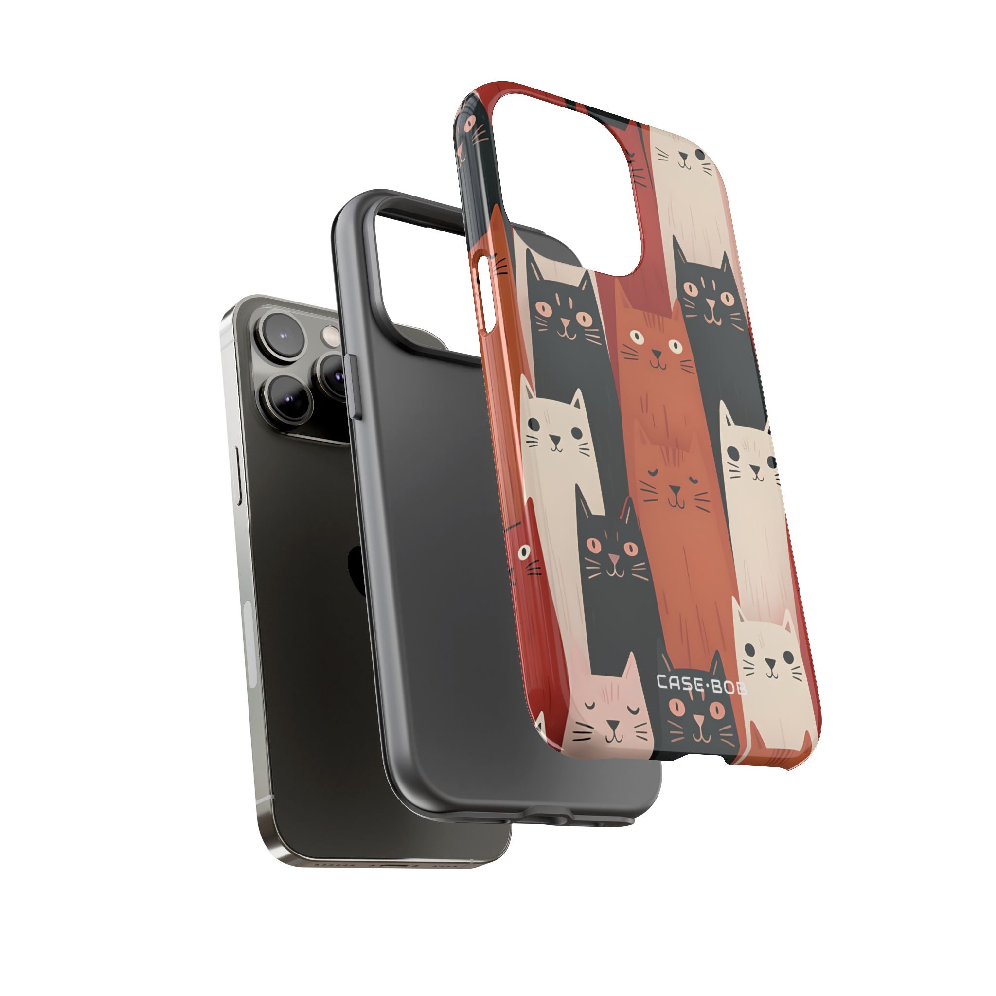 Pitu elongated Cats Black iPhone 14 Pro Max - Kova