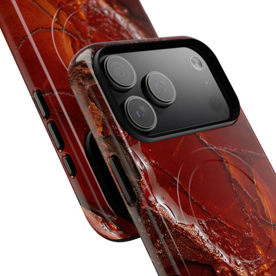 Amber Embrace · Tough 2.0 Magnetic Phone Case for iPhone · Brown