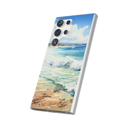 Foamy Wave Breeze Samsung S23 Ultra Case - Soft