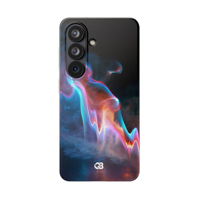 Neon Waveform · Lite Phone Case for Samsung · Black