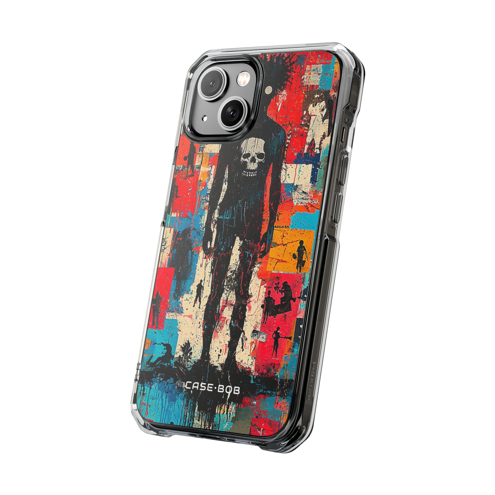 Spiky Skull Silhouette iPhone 14 Case - Impact