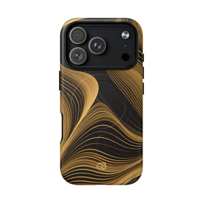Gold Tough 2.0 Magnetic Phone Case for iPhone - Molten Copper Strands