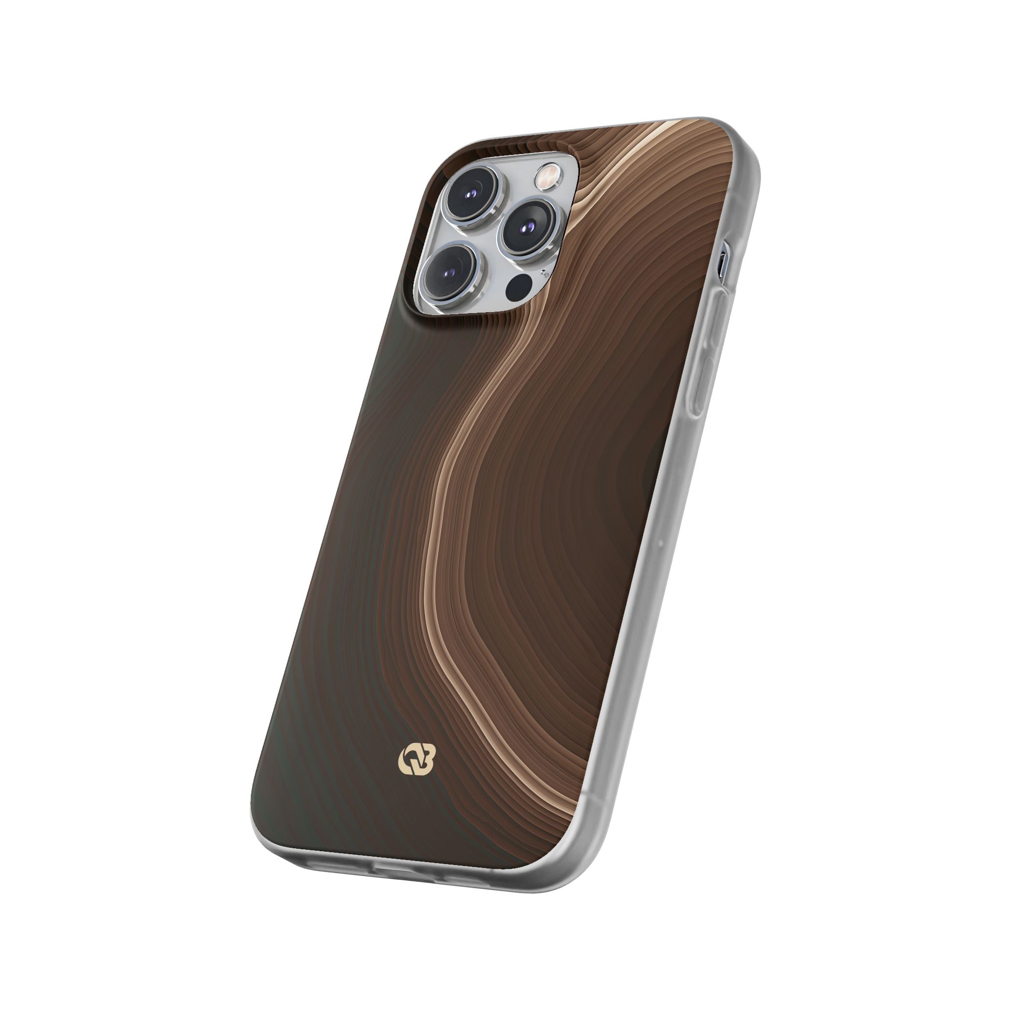Brown Lite Phone Case for iPhone - Bronzed Canyon Relief