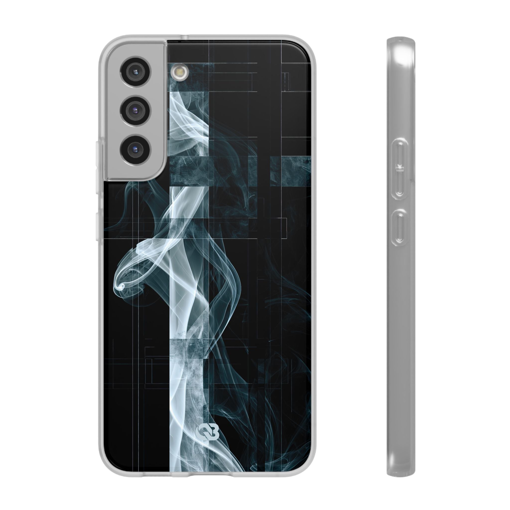 Black Lite Phone Case for Samsung - Arctic Vapor Grid