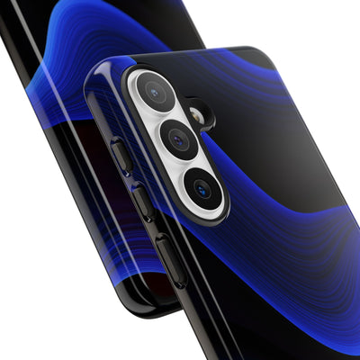 Cobalt Ridge Waves · Tough Phone Case for Samsung · Blue