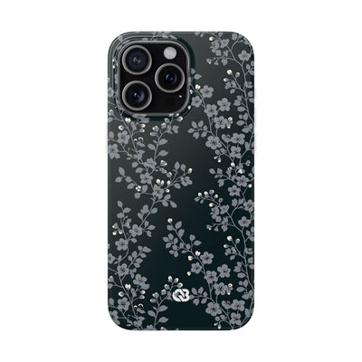 Nocturne Blossom Branch · Lite Phone Case for iPhone ·  Black