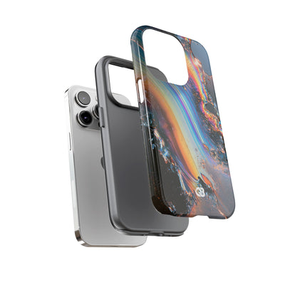 Prismatic Aura Flow · Tough Phone Case for iPhone · Blue
