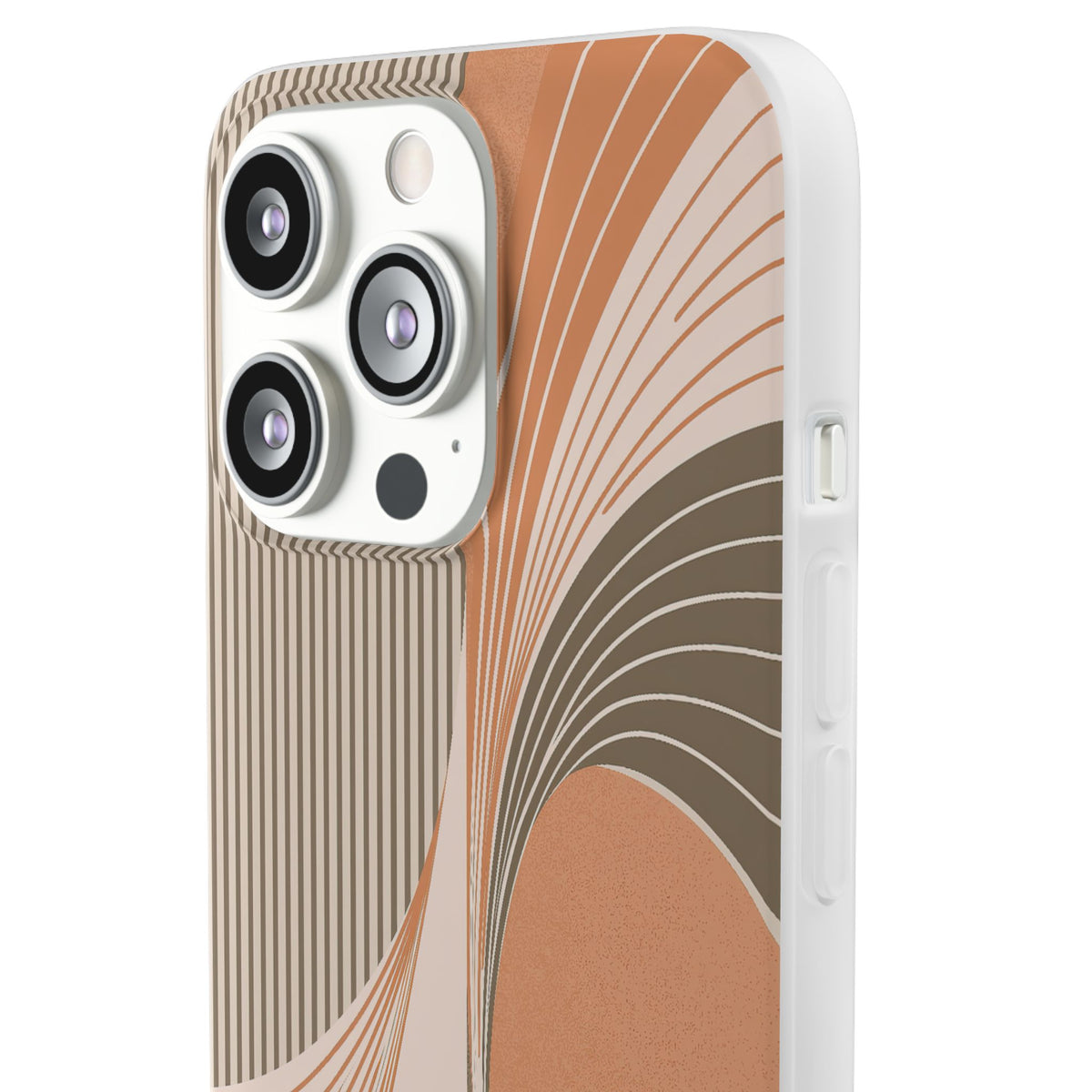 Terracotta Meridian · Lite Phone Case for iPhone ·  Orange