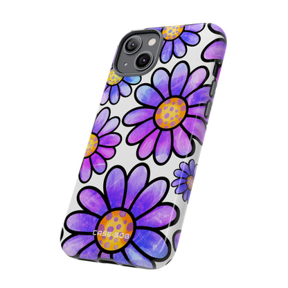 Polka Dot Blooms iPhone 14 Plus Case - Tough