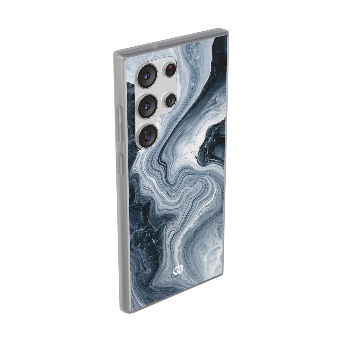Suminagashi Ink Flow · Lite Phone Case for Samsung · Grey