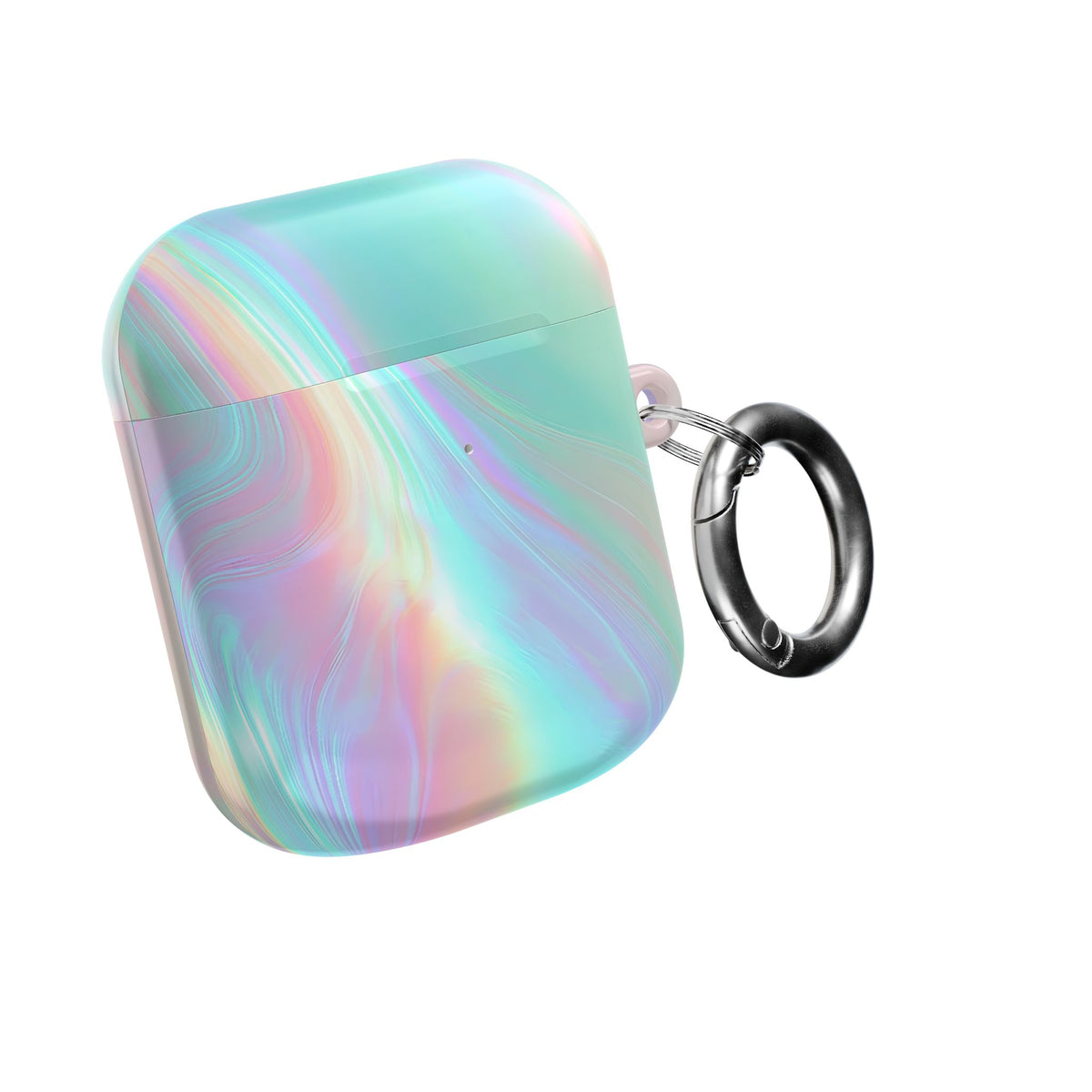 Prismatic Liquid Light · Hard Case for AirPods & AirPods Pro · Teal
