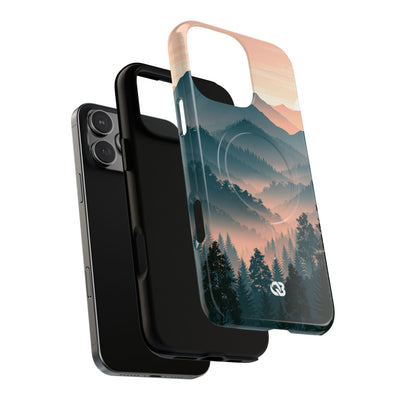 Teal Tough 2.0 Magsafe Phone Case for iPhone - Alpine Teal Horizon
