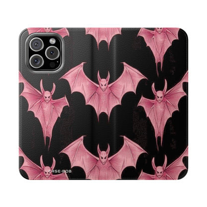Pink Batwave - iPhone 16 Max Case - Wallet