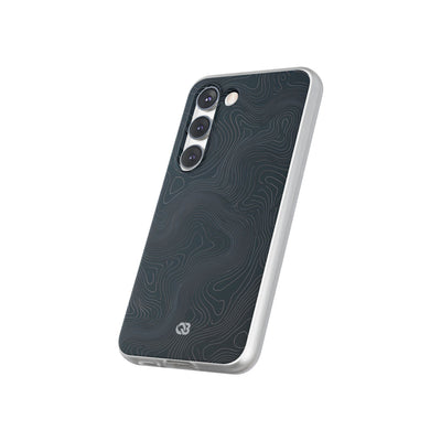 Black Lite Phone Case for Samsung - Obsidian Ridge Topo