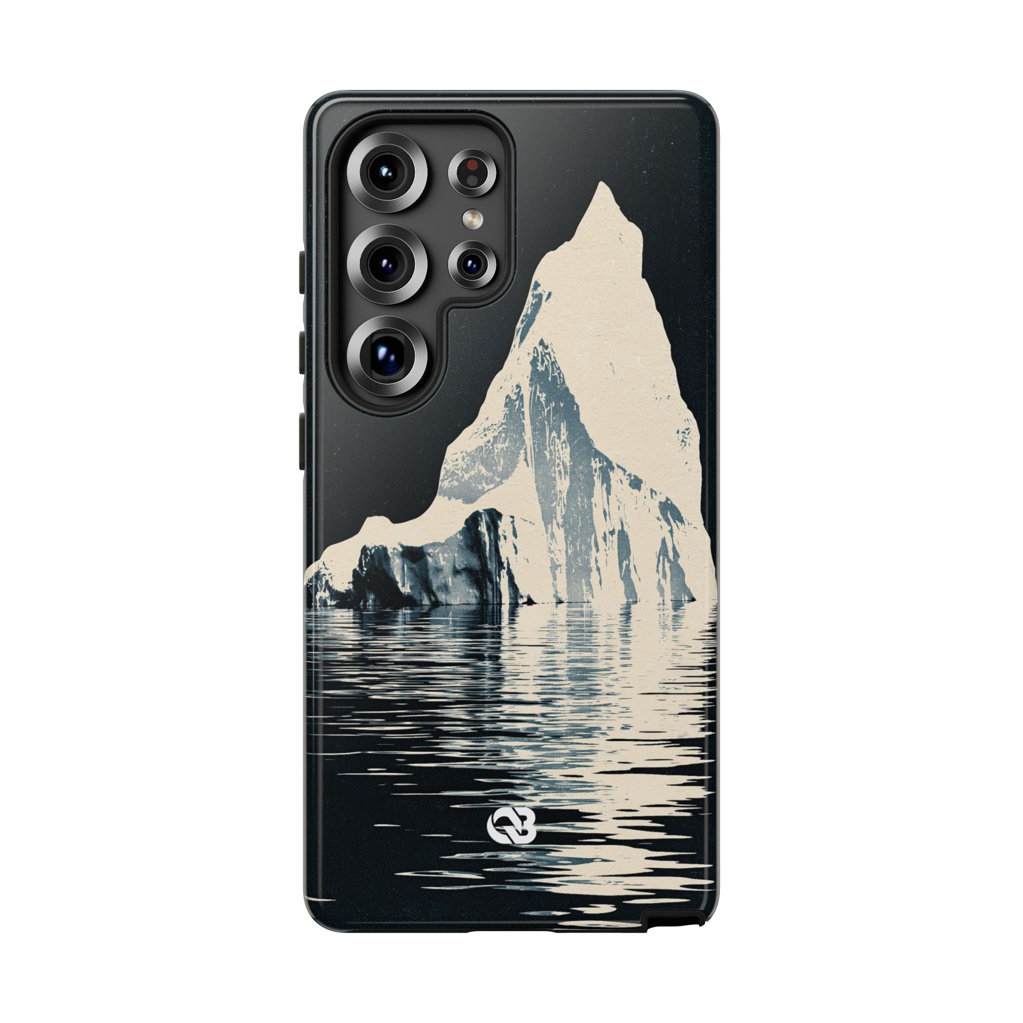 Blue Tough Phone Case for Samsung - Frozen Navy Monolith