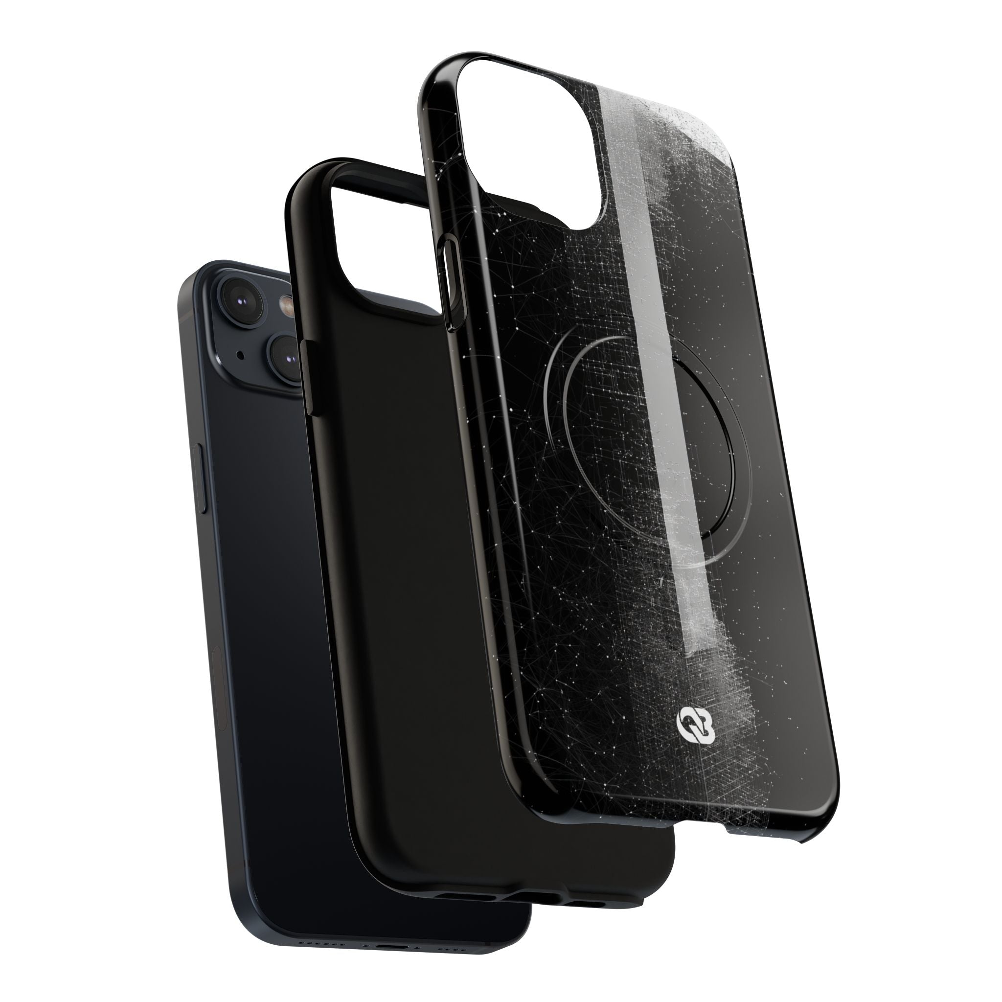 Black Tough 2.0 Magsafe Phone Case for iPhone - Vector Core Monolith