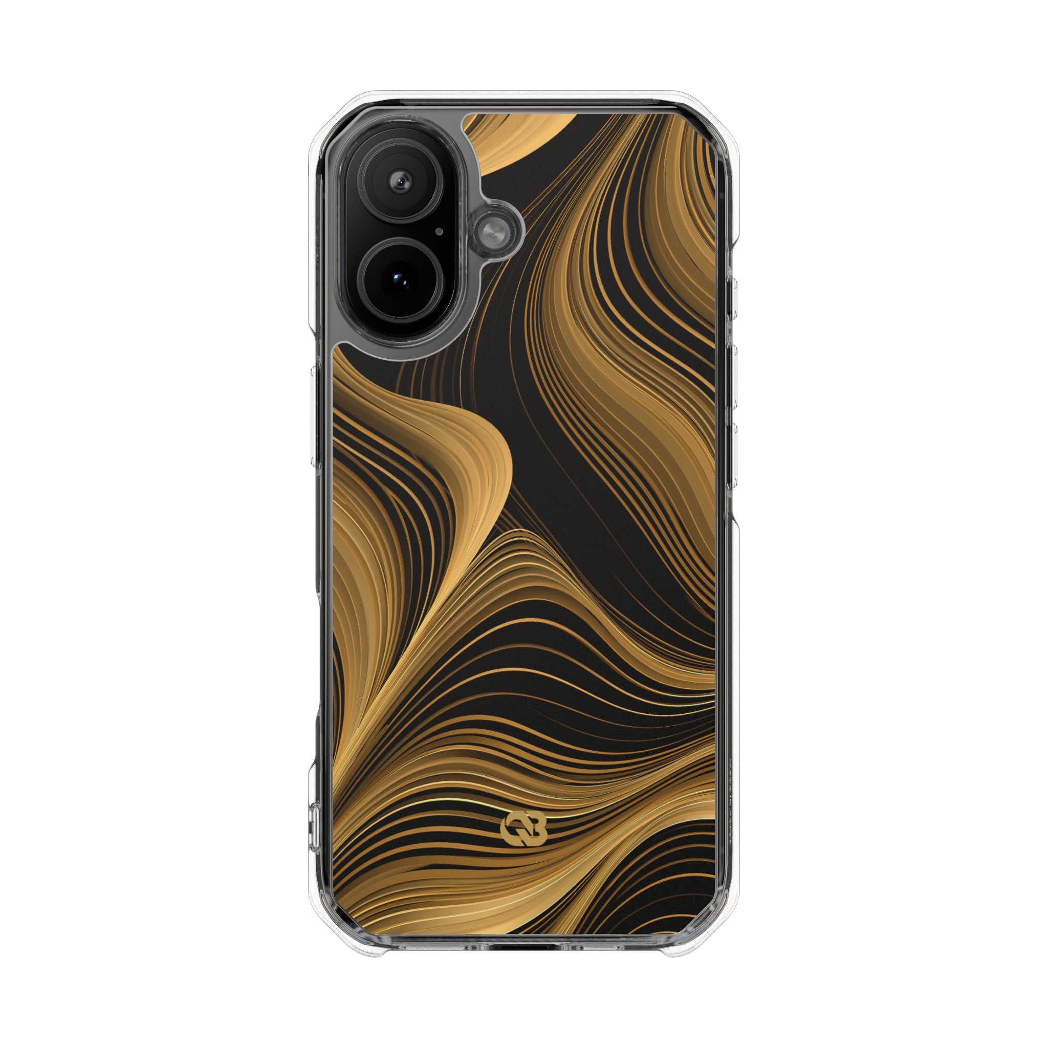 Gold Impact MagSafe Phone Case for iPhone - Molten Copper Strands