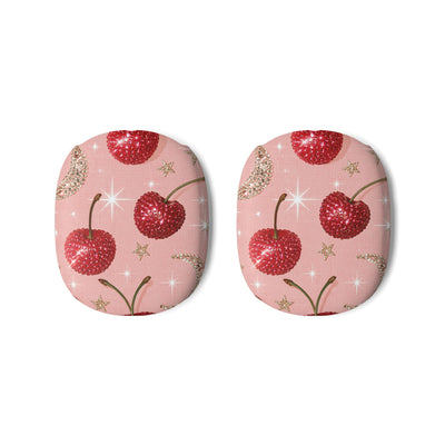 Bedazzled Ruby Cherries · Hard Case for AirPods Max · Pink