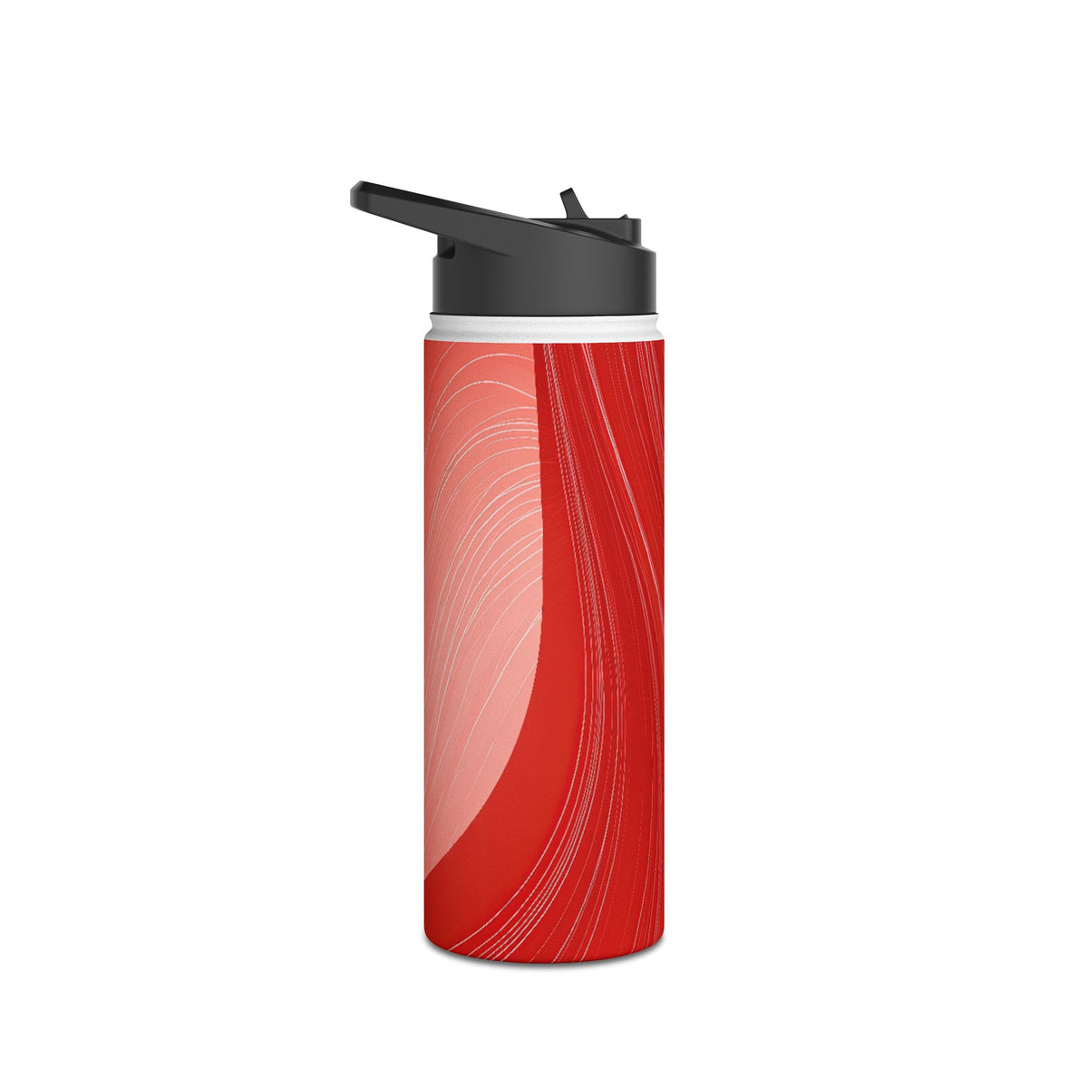 Crimson Contour · Insulated Water Bottle · Red