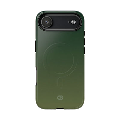 Green Tough 2.0 Magsafe Phone Case for iPhone - Shadow Moss Grain