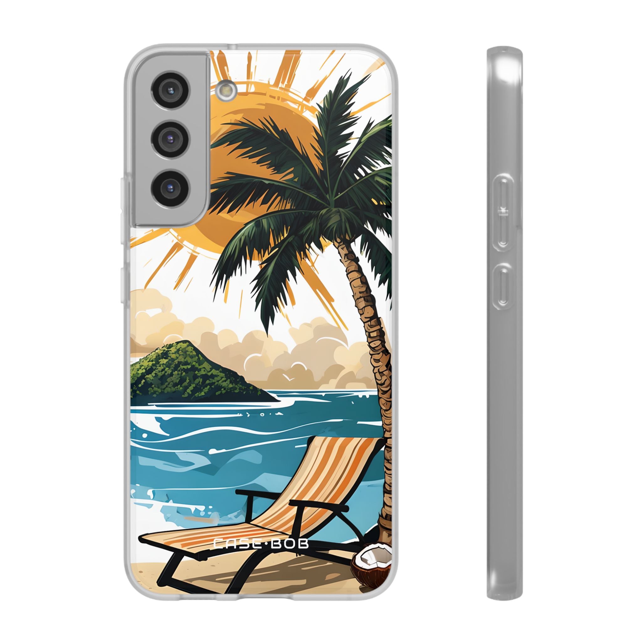 Sunny Palm Breeze Samsung S22 Plus Case - Soft