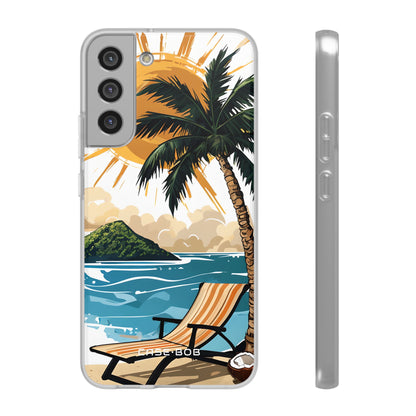 Sunny Palm Breeze Samsung S22 Plus Case - Soft