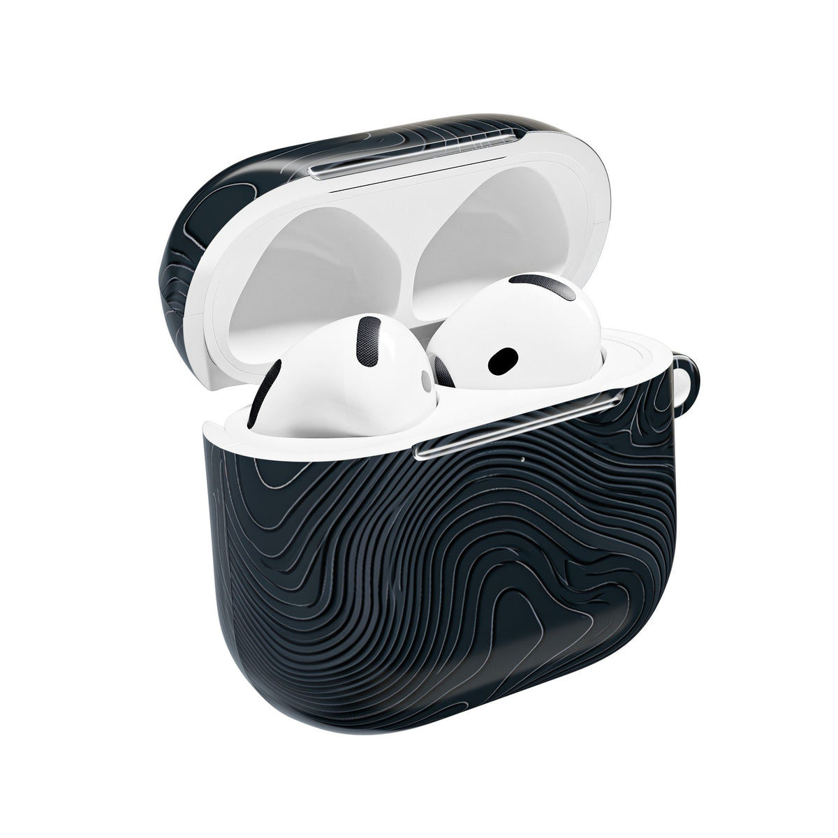 Obsidian Elevation · Hard Case for AirPods & AirPods Pro · Black