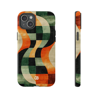 Burnt Orange Curve · Tough Etui na telefon dla iPhone