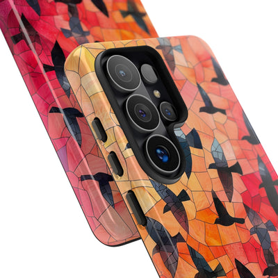 Ember Mosaic Wings · Tough Phone Case for Samsung