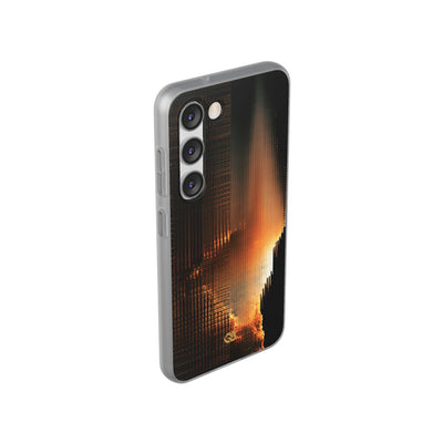 Luminous Grid · Lite Phone Case for Samsung · Black