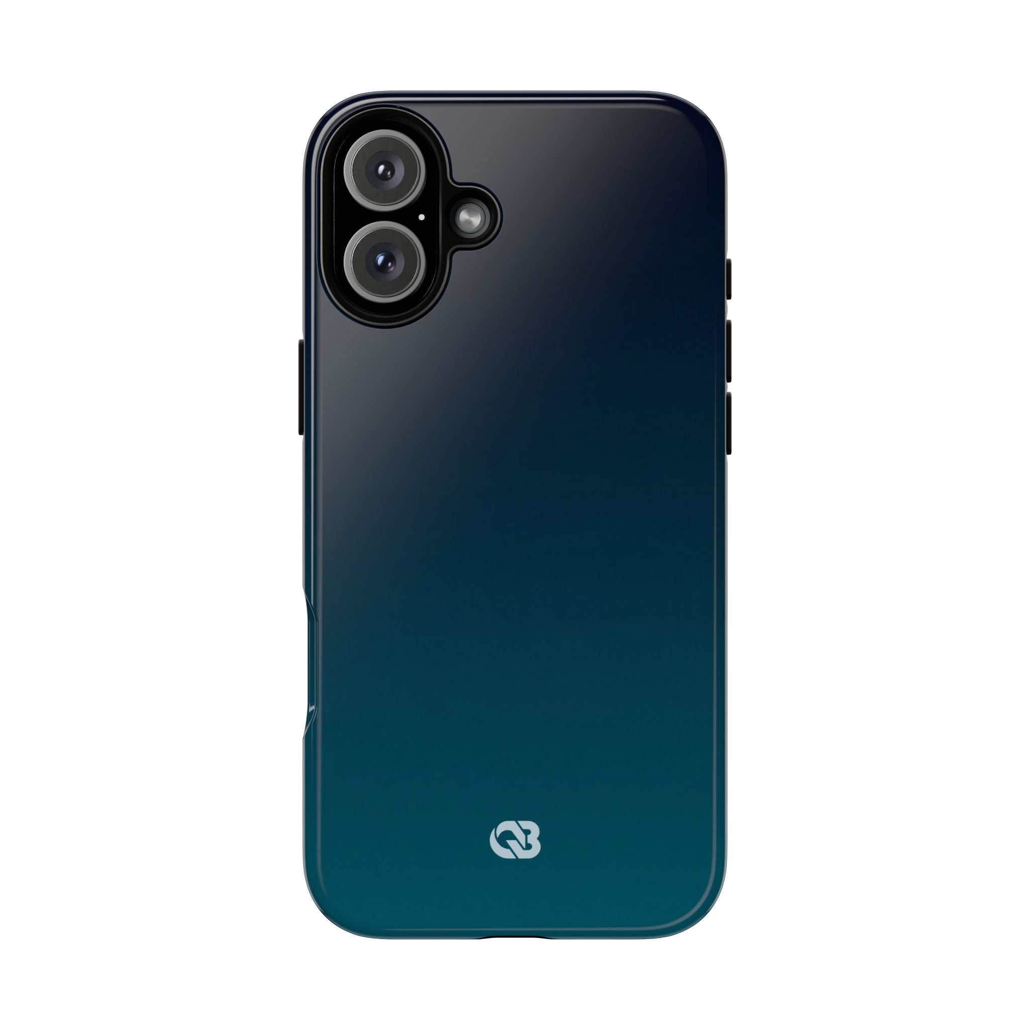 Teal Tough Phone Case for iPhone - Abyss Teal Haze