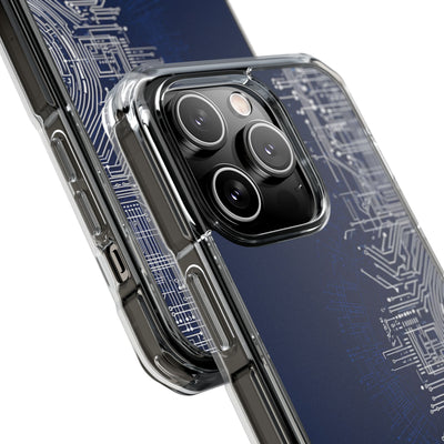 Blue Impact MagSafe Phone Case for iPhone - Cobalt Circuit Logic