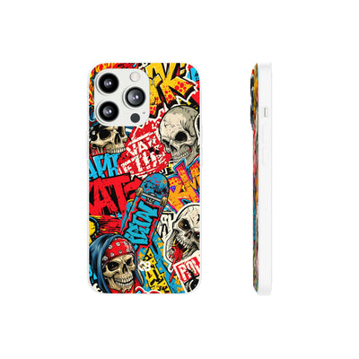 Skate Skull Riot · Lite Phone Case for iPhone ·  Red