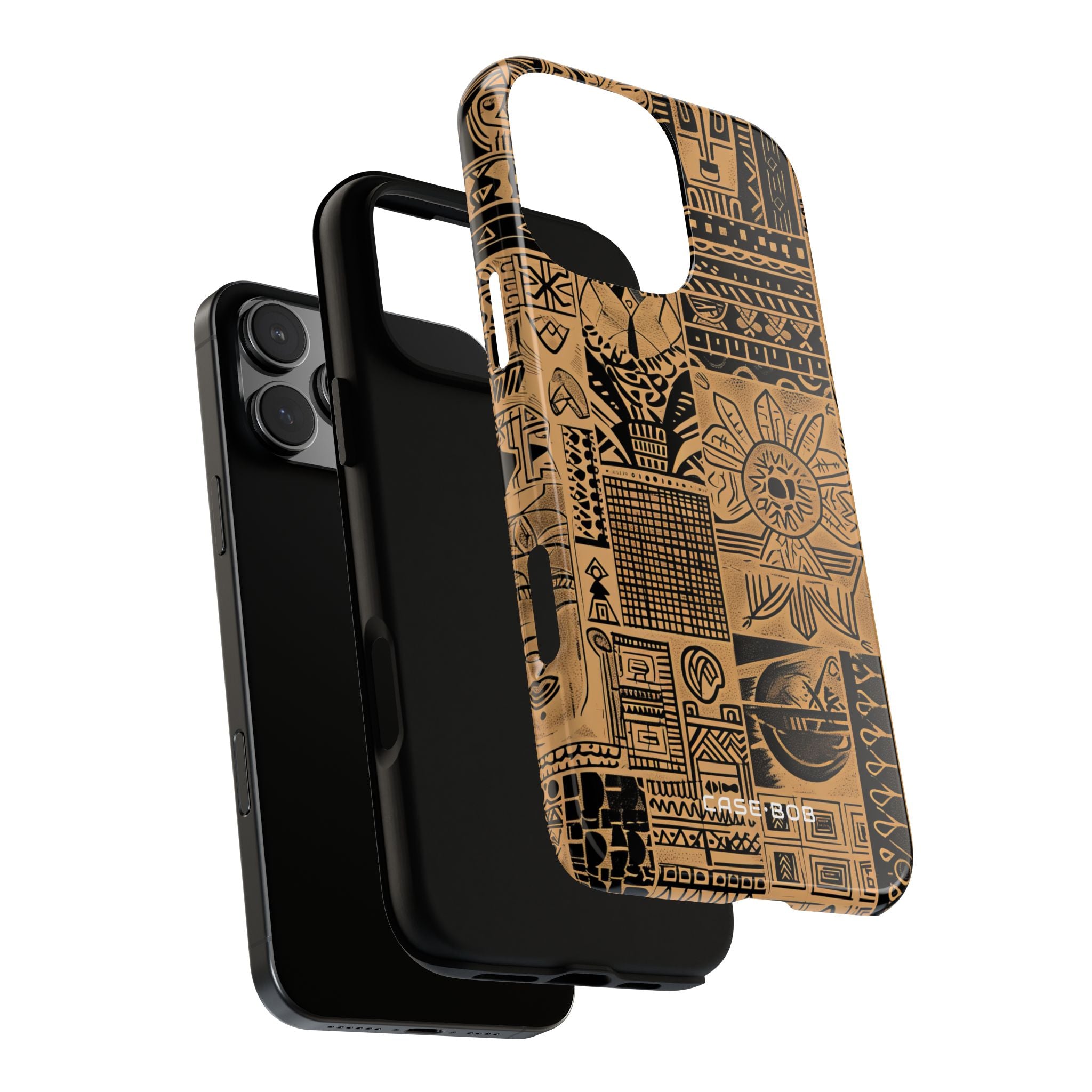 Tribal Faces iPhone 16 Pro Max Cover - Tough